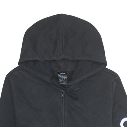 Womens UK Size 2XL adidas Black Full Zip Hoodie