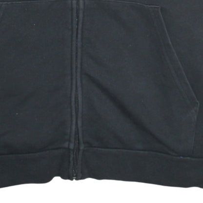 Womens UK Size 2XL adidas Black Full Zip Hoodie