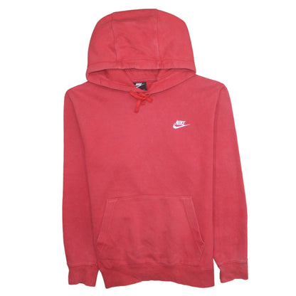 Mens UK Size S Nike Red Pullover Hoodie