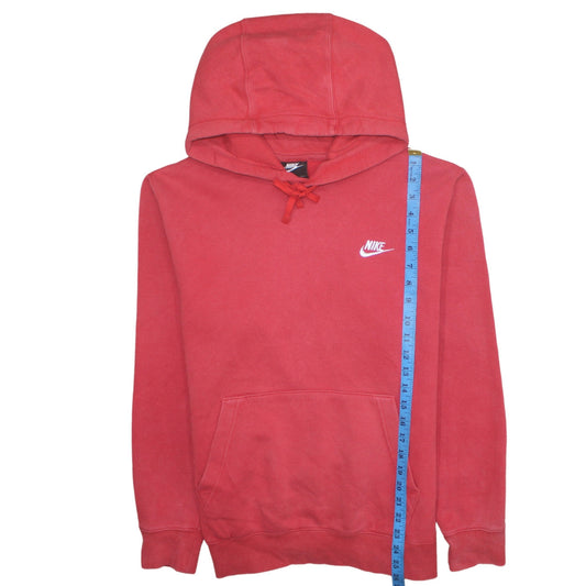 Mens UK Size S Nike Red Pullover Hoodie