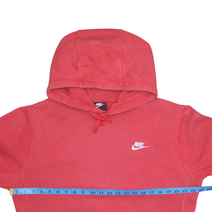 Mens UK Size S Nike Red Pullover Hoodie