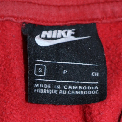 Mens UK Size S Nike Red Pullover Hoodie