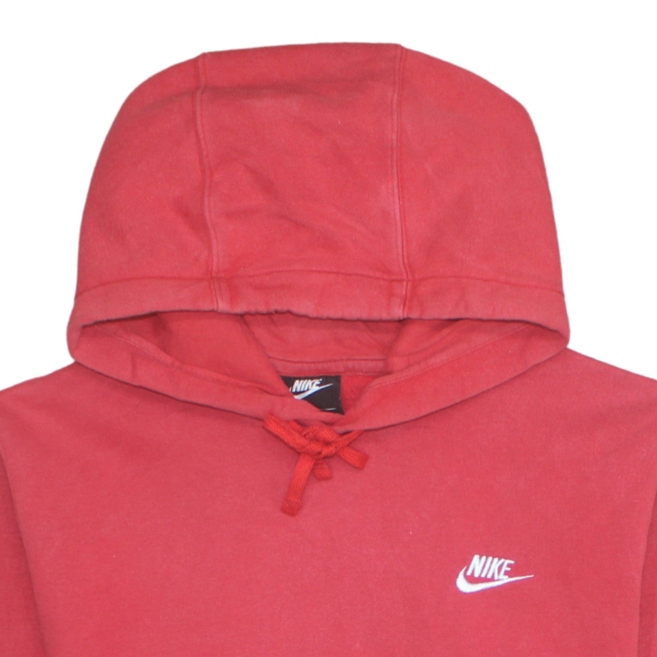 Mens UK Size S Nike Red Pullover Hoodie