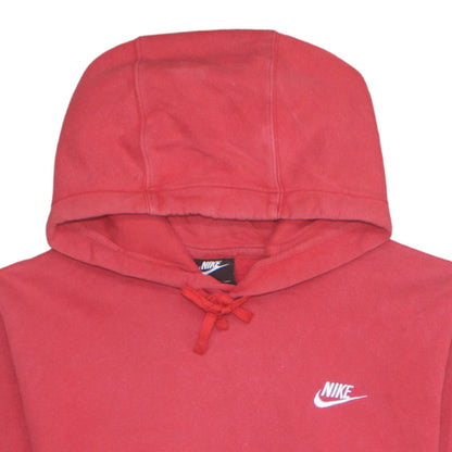 Mens UK Size S Nike Red Pullover Hoodie