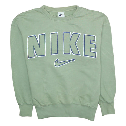 Mens UK Size S Nike Green Pullover Sweatshirt