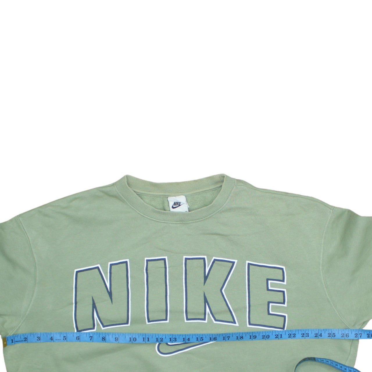 Mens UK Size S Nike Green Pullover Sweatshirt