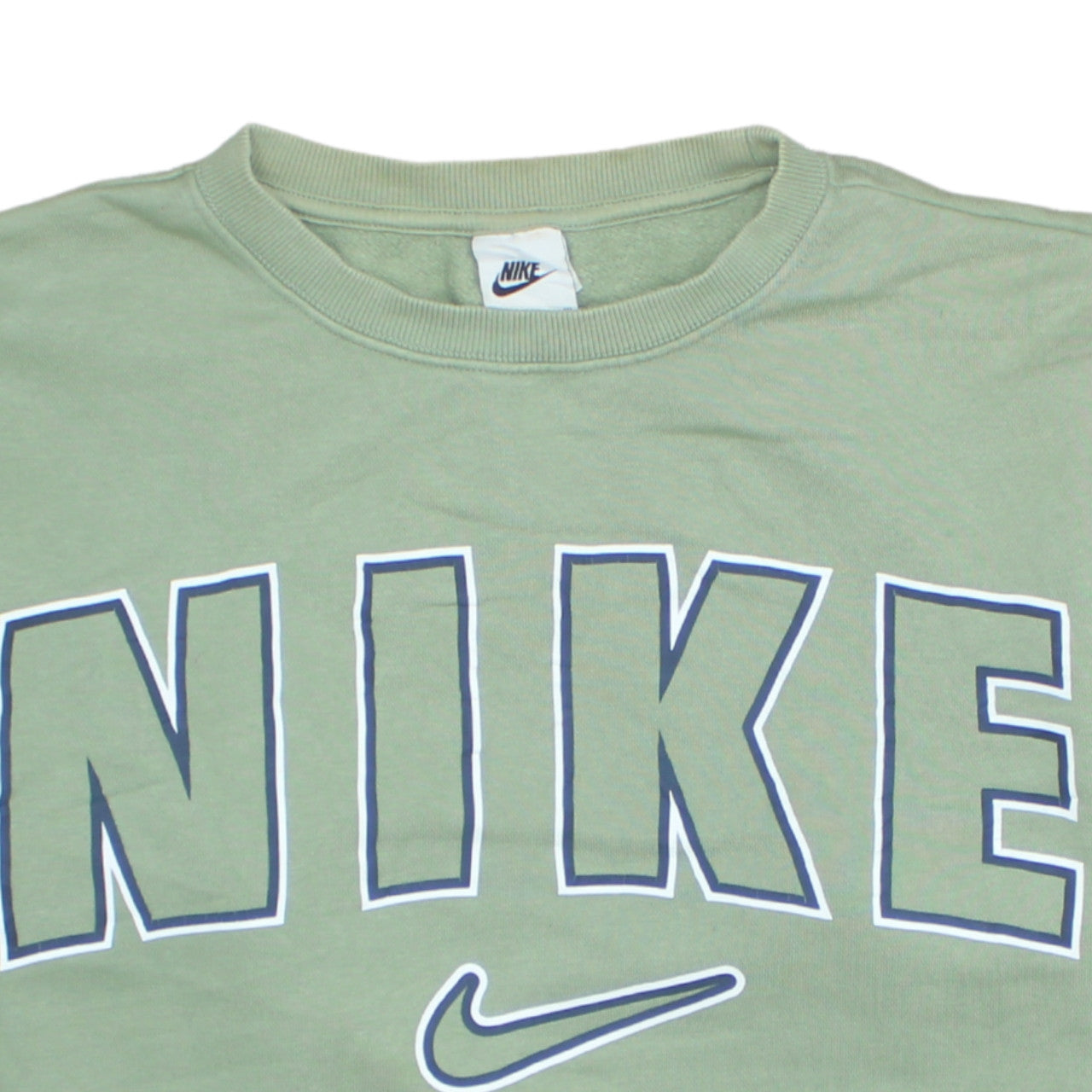 Mens UK Size S Nike Green Pullover Sweatshirt