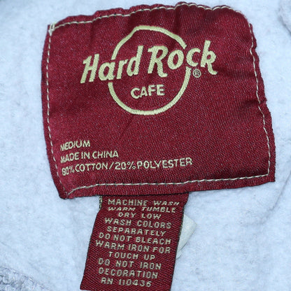 Mens UK Size M Hard Rock Cafe Grey Pullover Hoodie