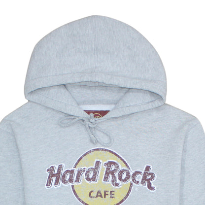 Mens UK Size M Hard Rock Cafe Grey Pullover Hoodie