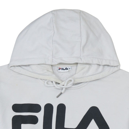 Mens UK Size M FILA Black Pullover Hoodie