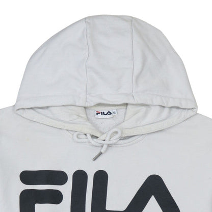 Mens UK Size M FILA Black Pullover Hoodie