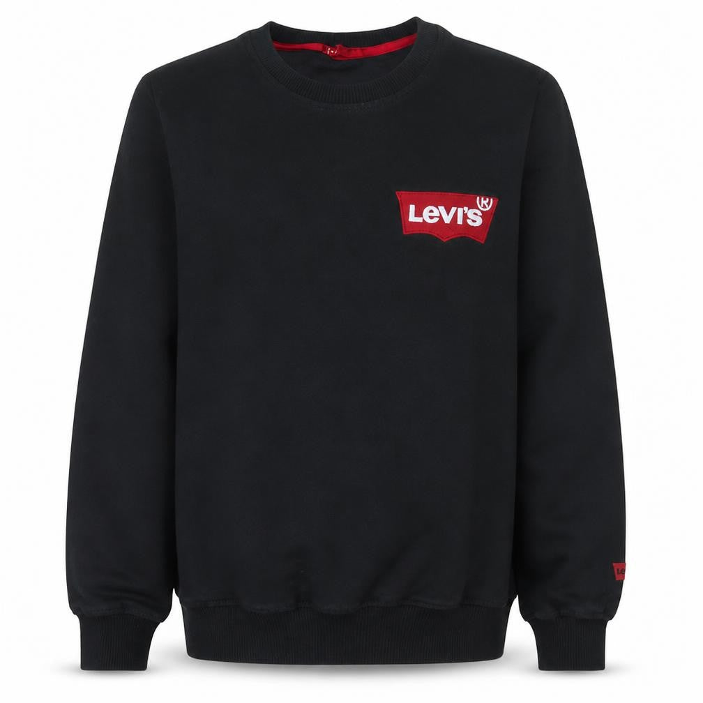 Mens UK Size M Levi's Black Pullover Sweatshirt
