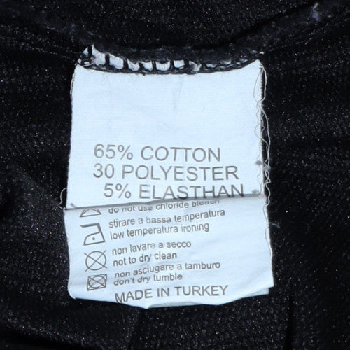 Mens UK Size M Levi's Black Pullover Sweatshirt