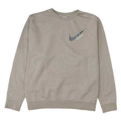 Womens UK Size XL Nike Beige Pullover Sweatshirt