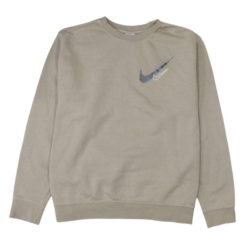 Womens UK Size XL Nike Beige Pullover Sweatshirt