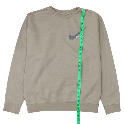 Womens UK Size XL Nike Beige Pullover Sweatshirt