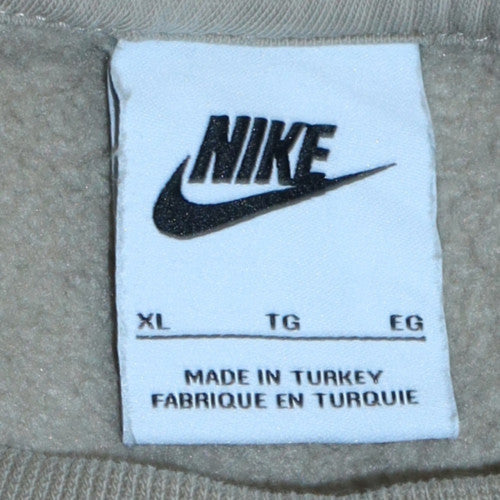 Womens UK Size XL Nike Beige Pullover Sweatshirt