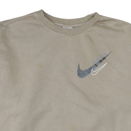 Womens UK Size XL Nike Beige Pullover Sweatshirt