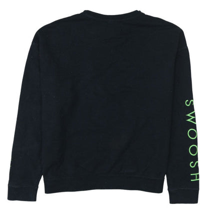 Nike Boys Black Crew Neck Pullover Sweatshirt XL Standard Fit 158-170cm