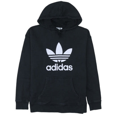 Womens UK Size 8 adidas Black Pullover Hoodie