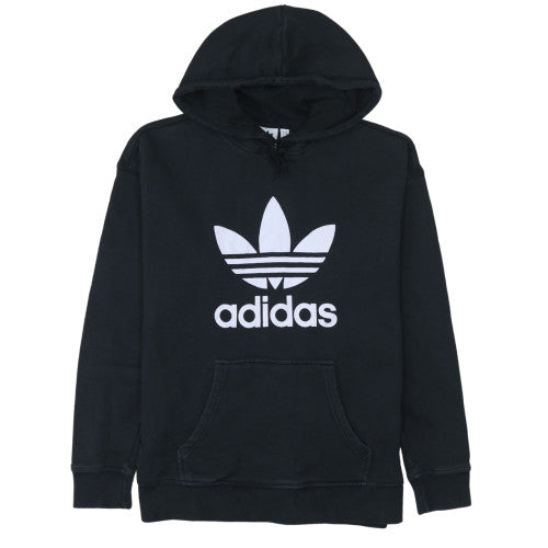 Womens UK Size 8 adidas Black Pullover Hoodie