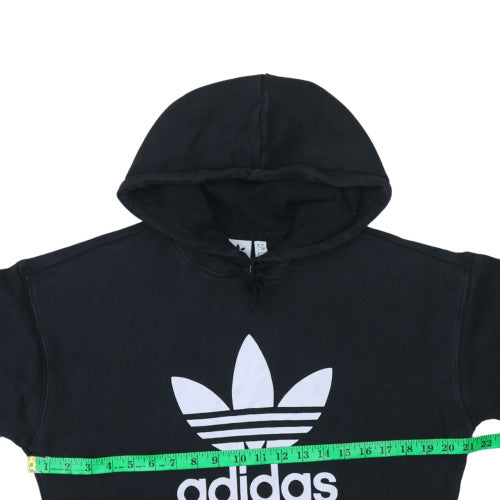 Womens UK Size 8 adidas Black Pullover Hoodie