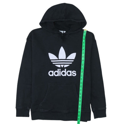 Womens UK Size 8 adidas Black Pullover Hoodie