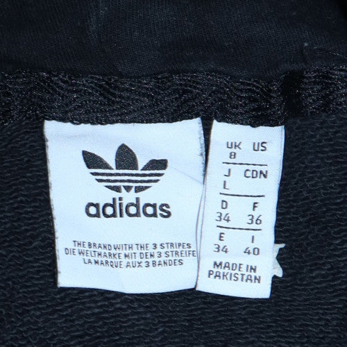 Womens UK Size 8 adidas Black Pullover Hoodie