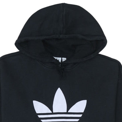 Womens UK Size 8 adidas Black Pullover Hoodie