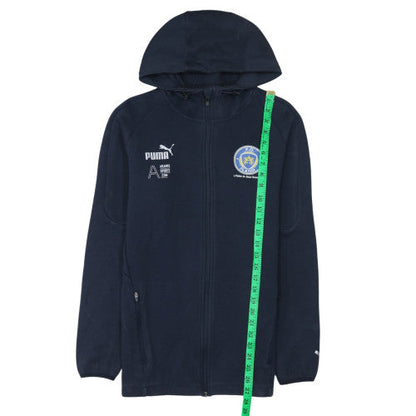 Mens UK Size M PUMA Blue Full Zip Hoodie