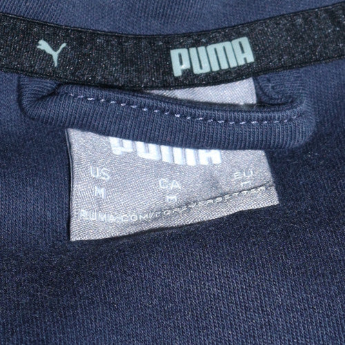 Mens UK Size M PUMA Blue Full Zip Hoodie