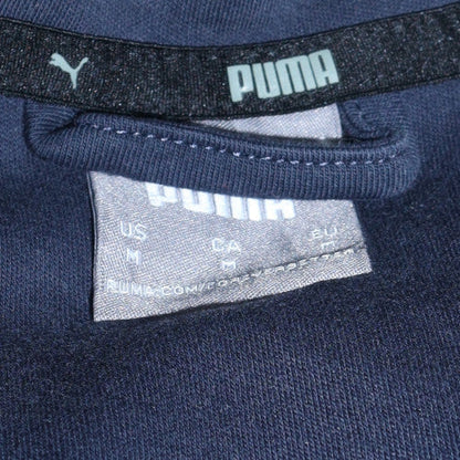 Mens UK Size M PUMA Blue Full Zip Hoodie