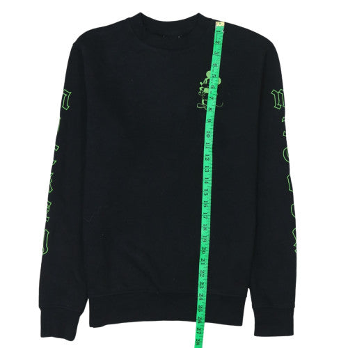 Mens UK Size S Disney Black Pullover Sweatshirt