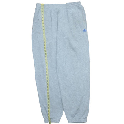 Adidas Men’s Grey Large Fleece Sweatpants Regular Fit