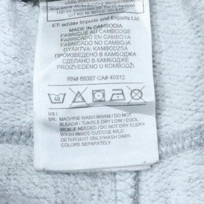 Adidas Men’s Grey Large Fleece Sweatpants Regular Fit