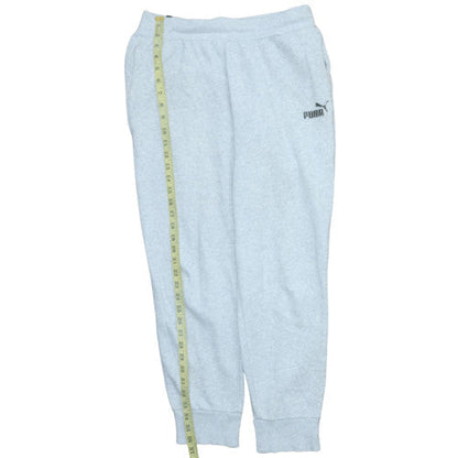Puma Mens Grey Fleece Jogger Sweatpants Size M