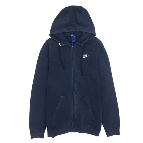 Mens UK Size XS Nike Blue Full Zip Hoodie