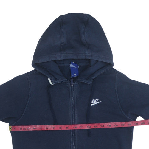 Mens UK Size XS Nike Blue Full Zip Hoodie