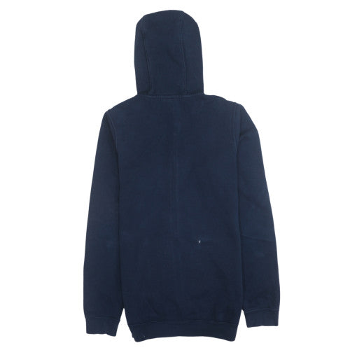 Mens UK Size XS Nike Blue Full Zip Hoodie