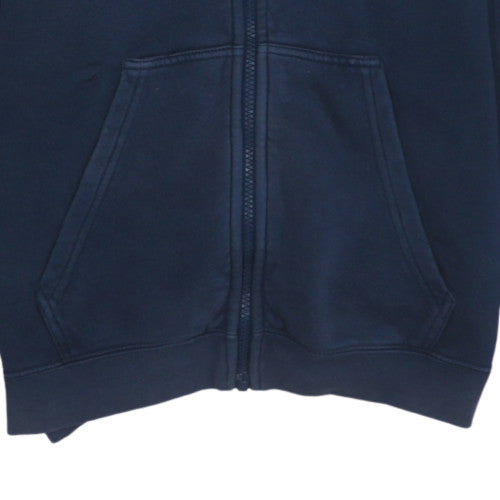 Mens UK Size XS Nike Blue Full Zip Hoodie