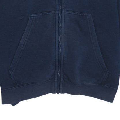 Mens UK Size XS Nike Blue Full Zip Hoodie
