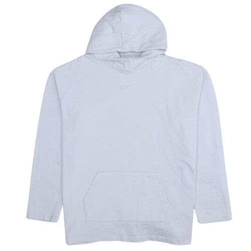 Mens UK Size S Nike White Pullover Hoodie