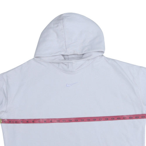 Mens UK Size S Nike White Pullover Hoodie