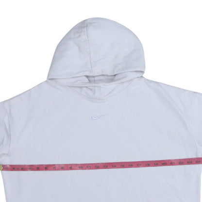 Mens UK Size S Nike White Pullover Hoodie