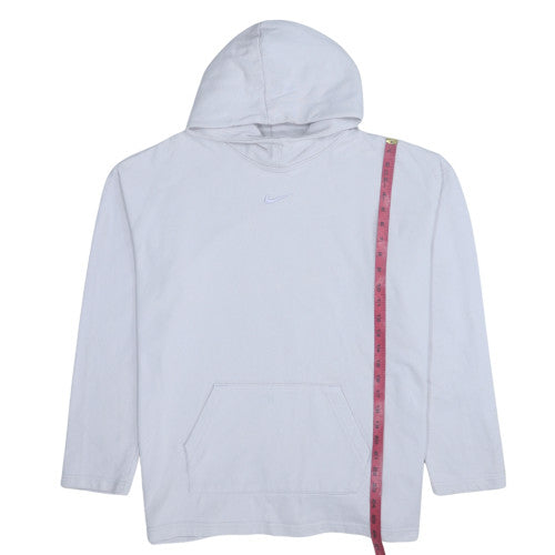 Mens UK Size S Nike White Pullover Hoodie