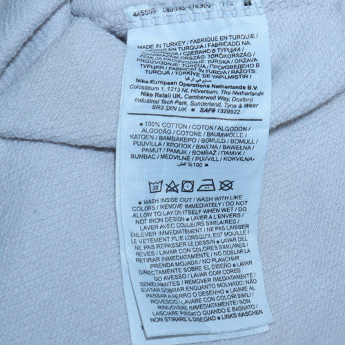 Mens UK Size S Nike White Pullover Hoodie
