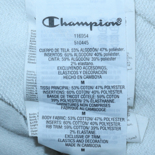 Womens UK Size M Champion White Pullover Hoodie