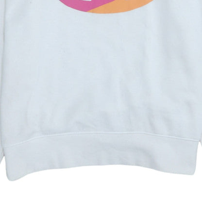 Womens UK Size M Champion White Pullover Hoodie