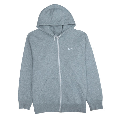 Mens UK Size L Nike Grey Full Zip Hoodie