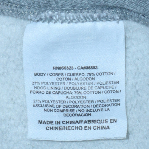 Mens UK Size L Nike Grey Full Zip Hoodie